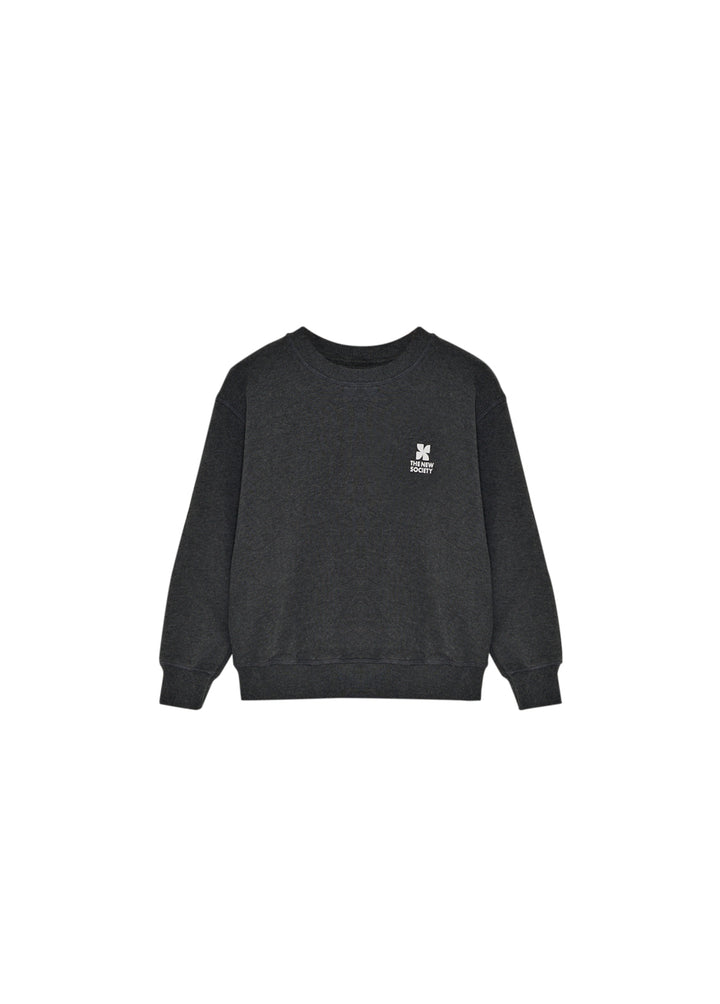 TNS Logo Special Sweatshirt-Galactic Grey Melange