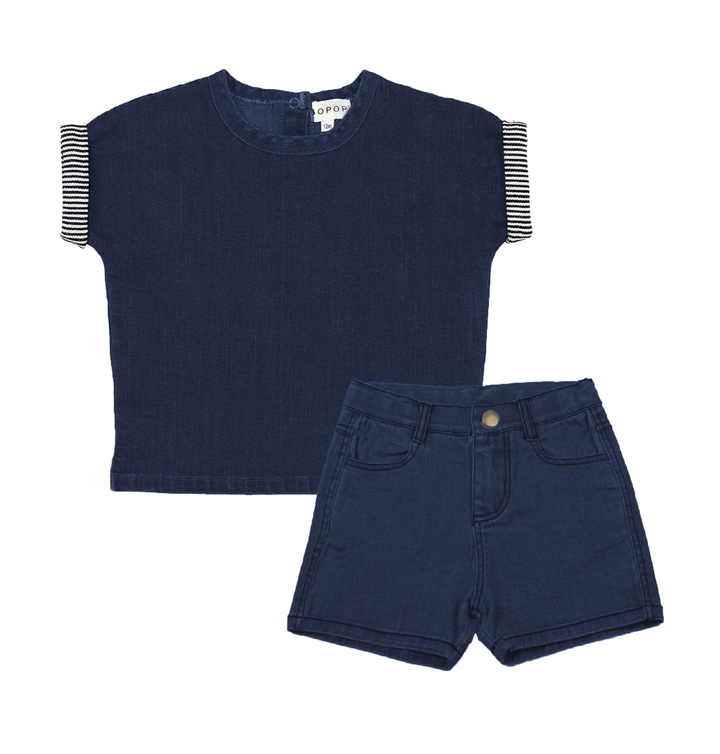 TR151 - Pinstripe - Toddler Boys Set