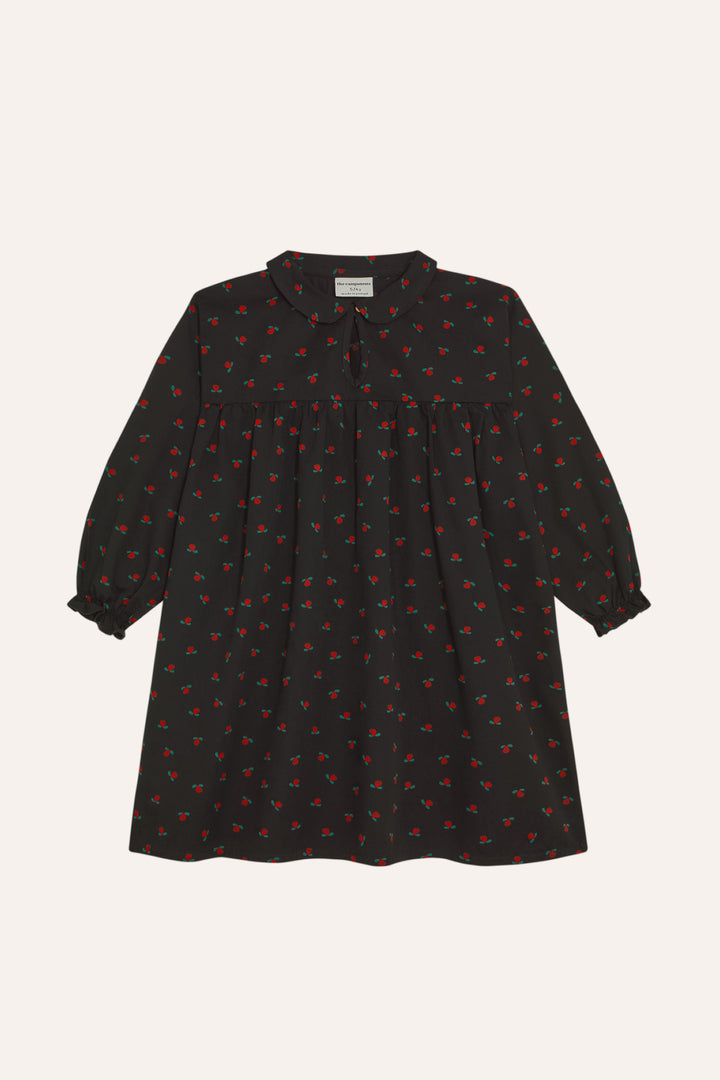 110 Flowers Grey Dress - GREY