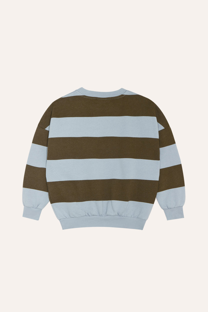 53 Green Stripes Sweatshirt - GREEN