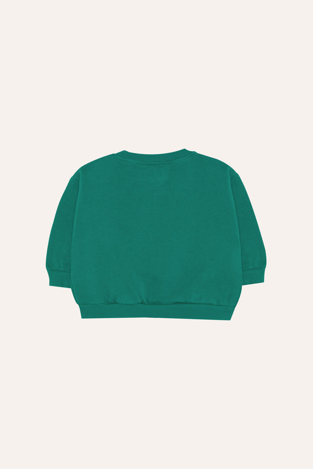 BABY-24 Smiling Face Green Baby Sweatshirt - GREEN