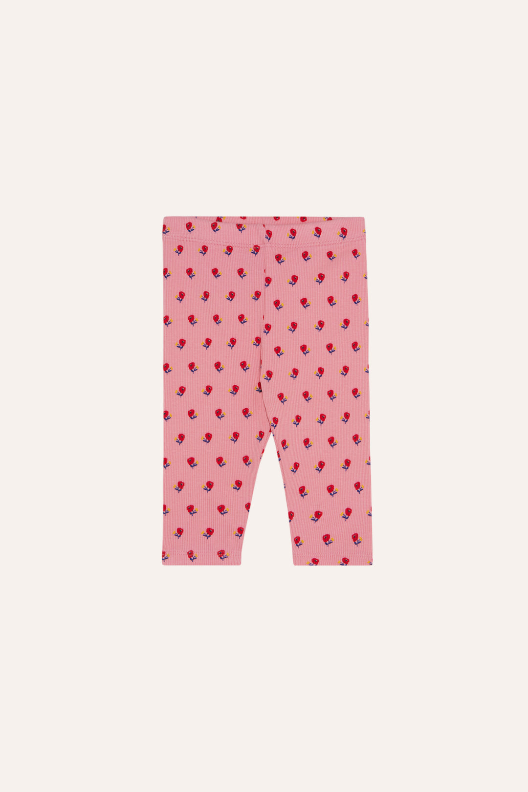 BABY-28 Flowers Pink Baby Leggings - PINK