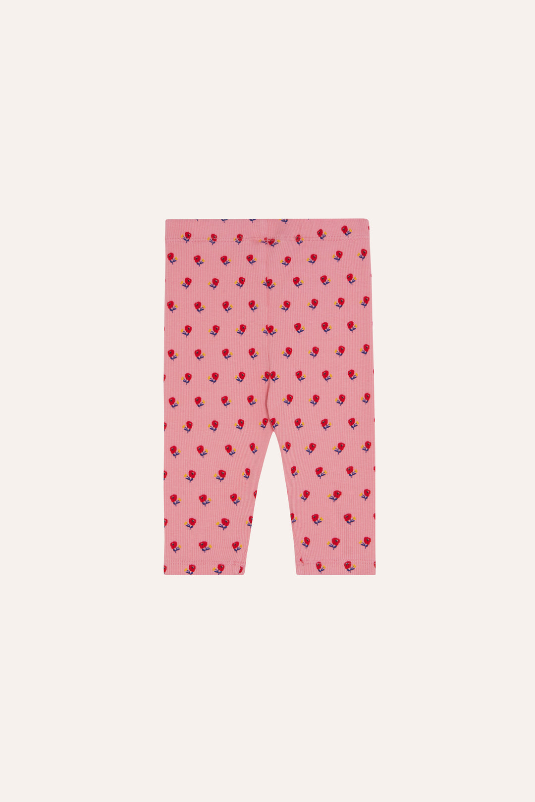 BABY-28 Flowers Pink Baby Leggings - PINK