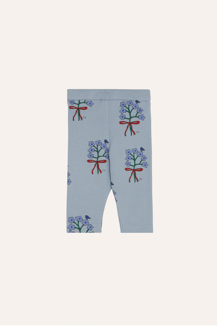 BABY-29 Bouquets Light Blue Baby Leggings - LIGHT BLUE