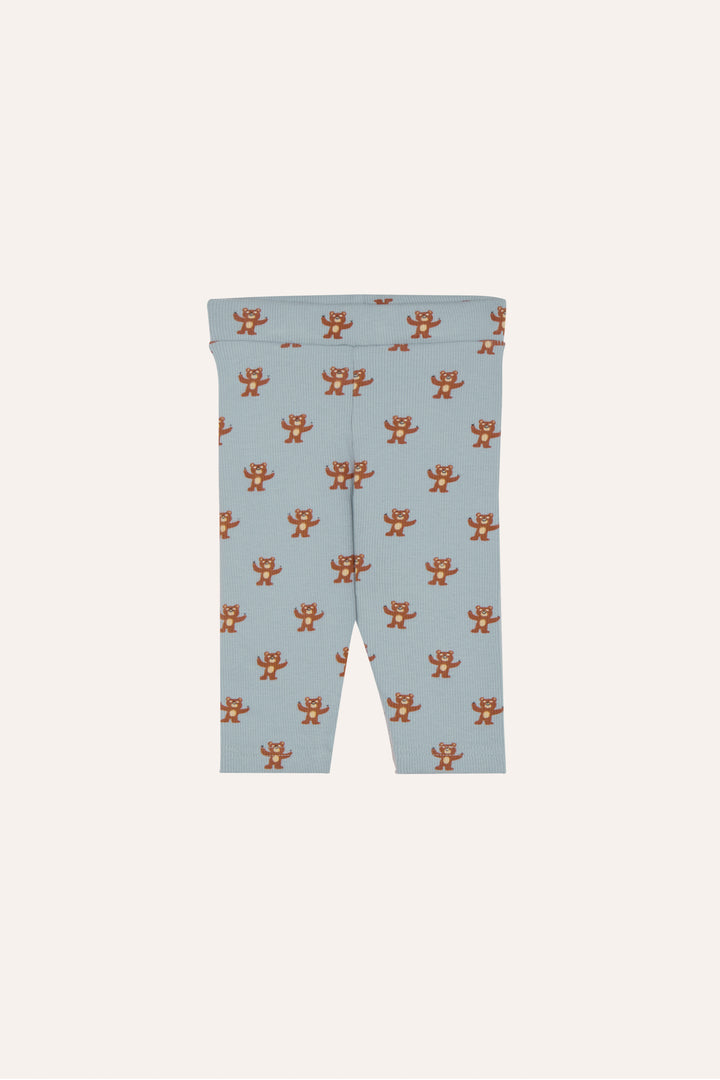 BABY-31 Happy Bears Baby Leggings - LIGHT BLUE