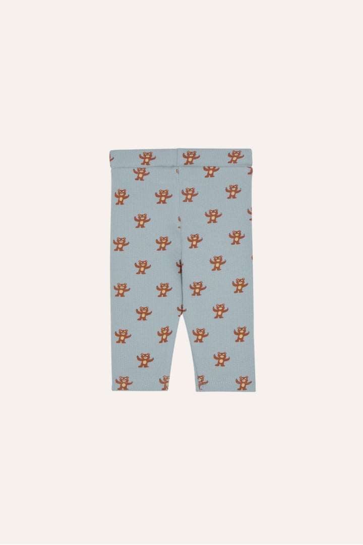 BABY-31 Happy Bears Baby Leggings - LIGHT BLUE
