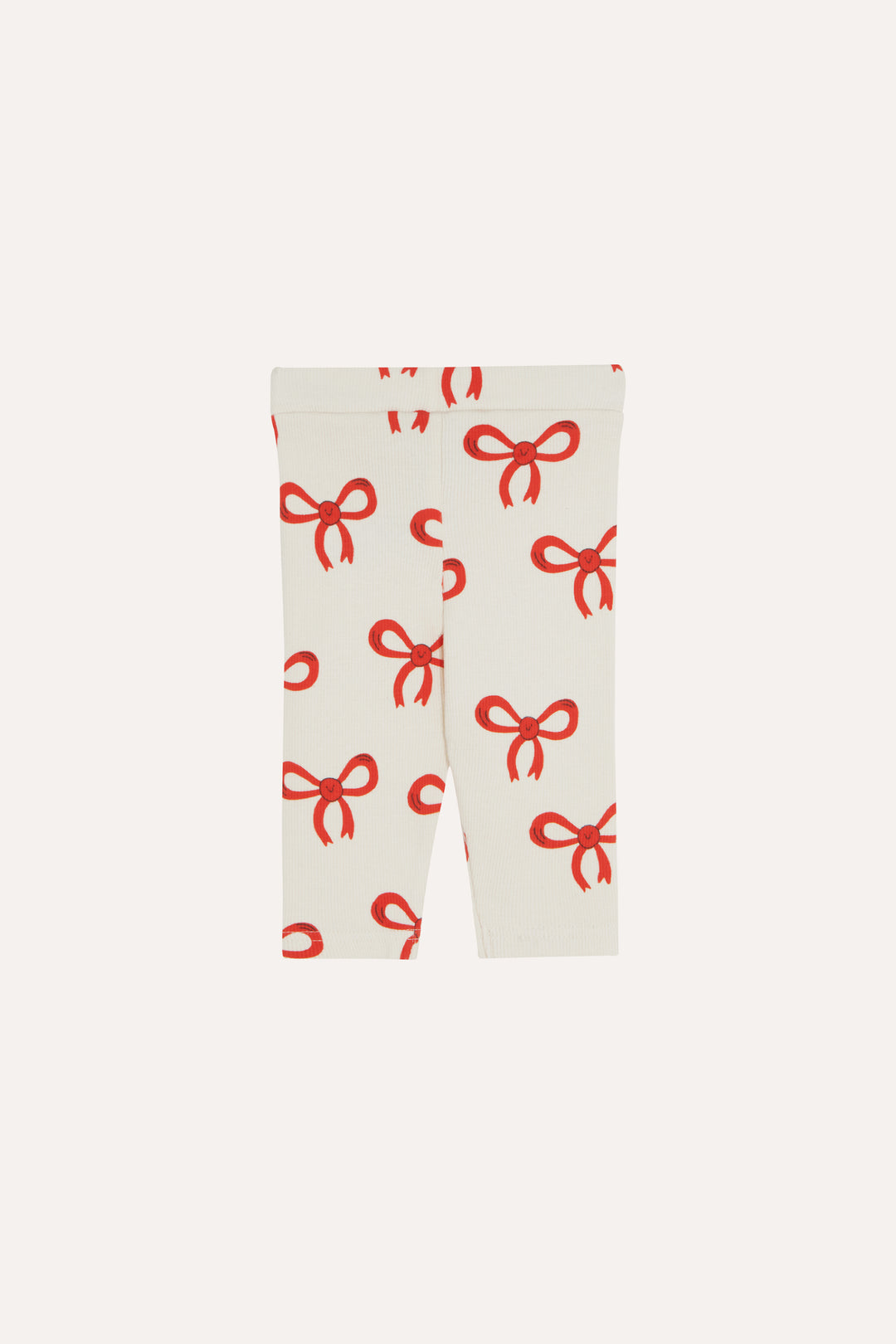 BABY-33 Big Bows Baby Leggings - ECRU