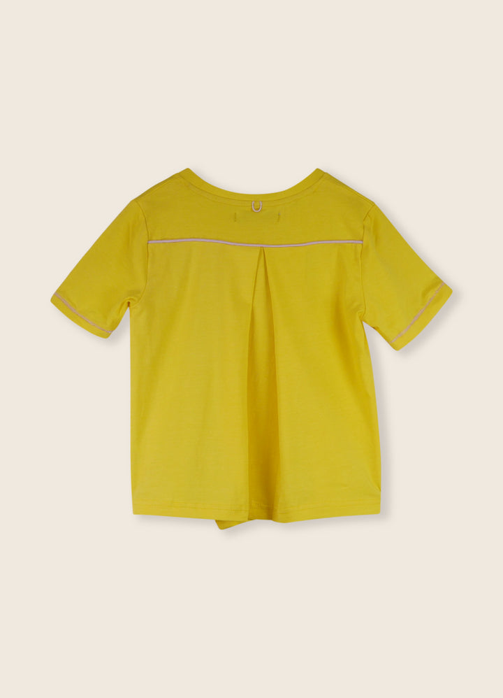 3LS25_2066-ORIGAMI TEE-Buttercup Yellow