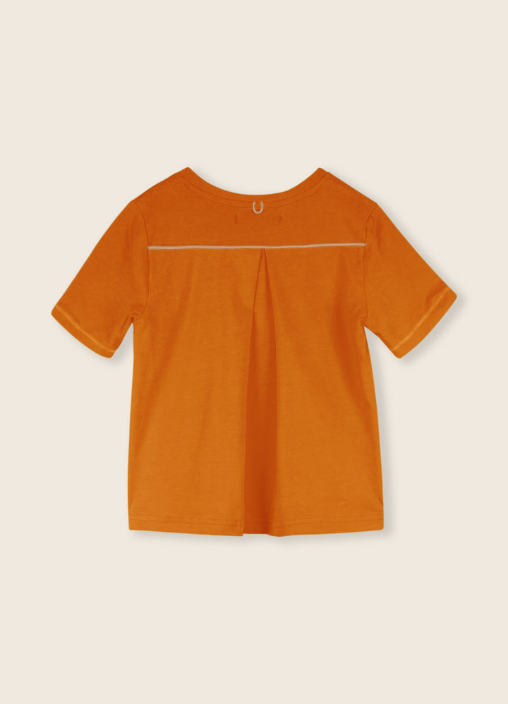 3LS25_2066-ORIGAMI TEE-Copper Tan