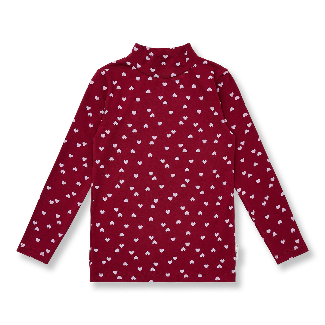 201 Turtle Neck - Hearts AOP