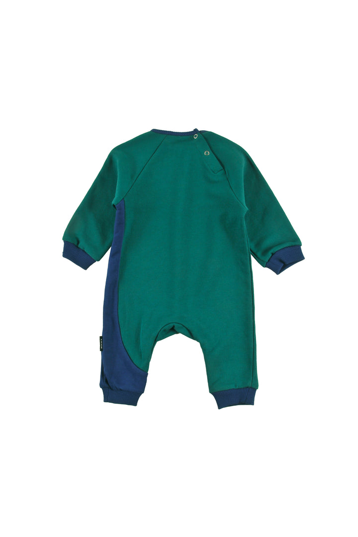 UBR03 KILLY PLAYSUIT - GREEN/NAVY
