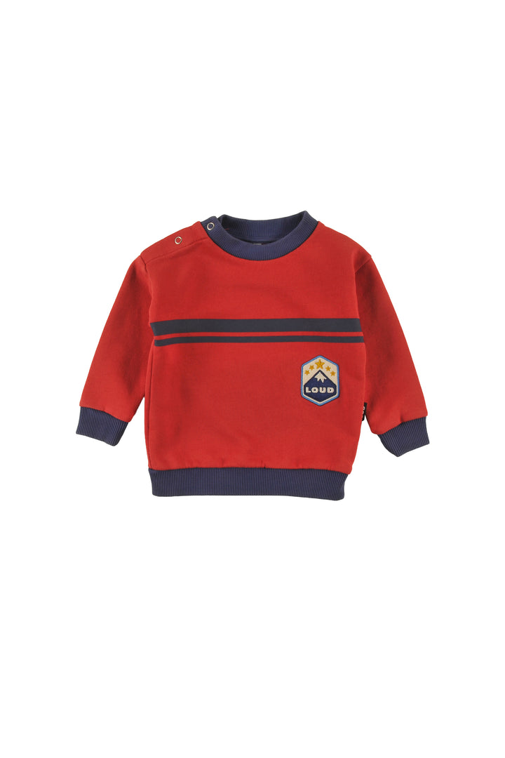 UBT02 TEAM SWEATER - RED CHECK