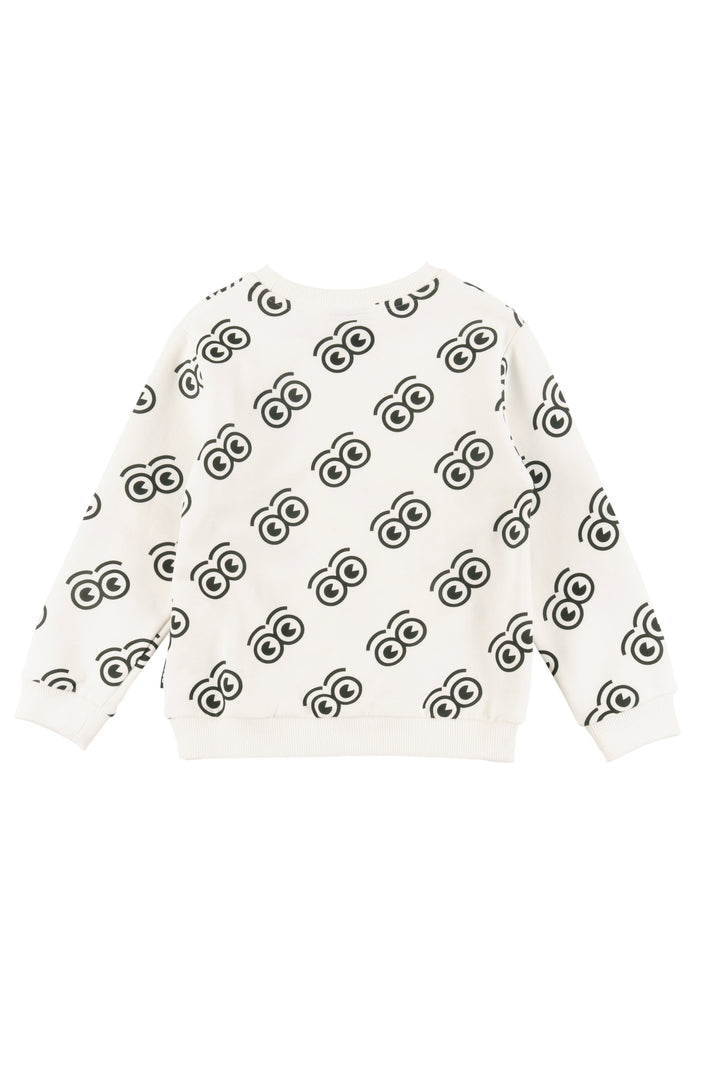 UJ07 TRIBE-Sweater regulatr fit-SAND/Anthracite AOP