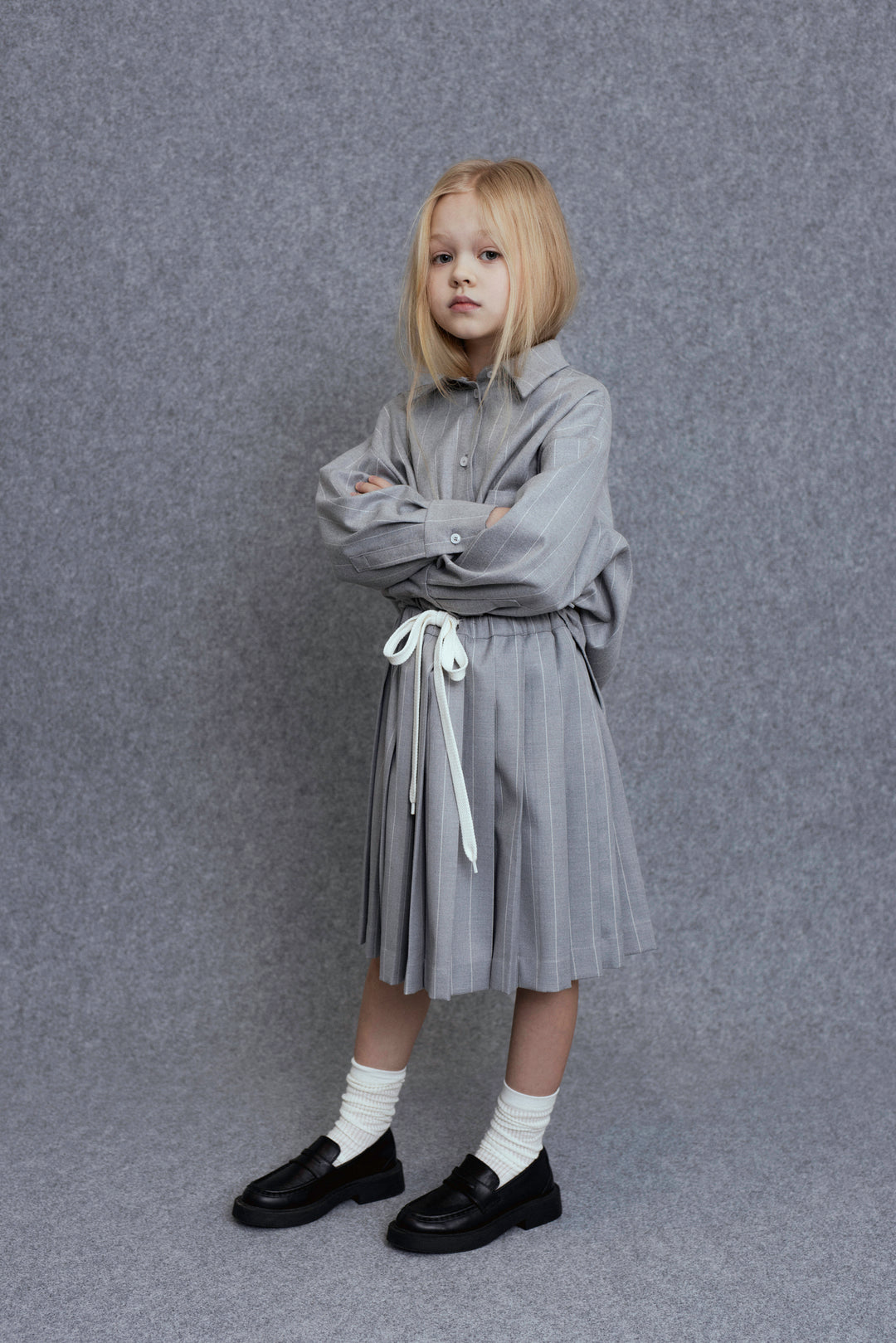 Ara-Skirt-Grey stripes