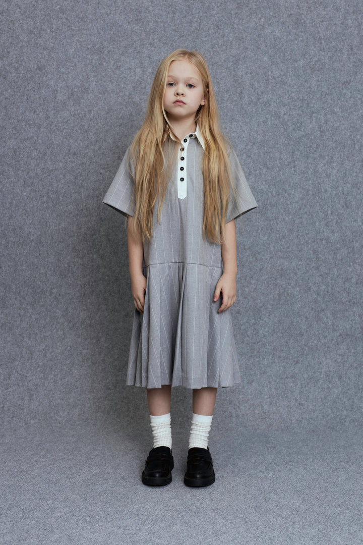 Vaga-Dress-Grey stripes