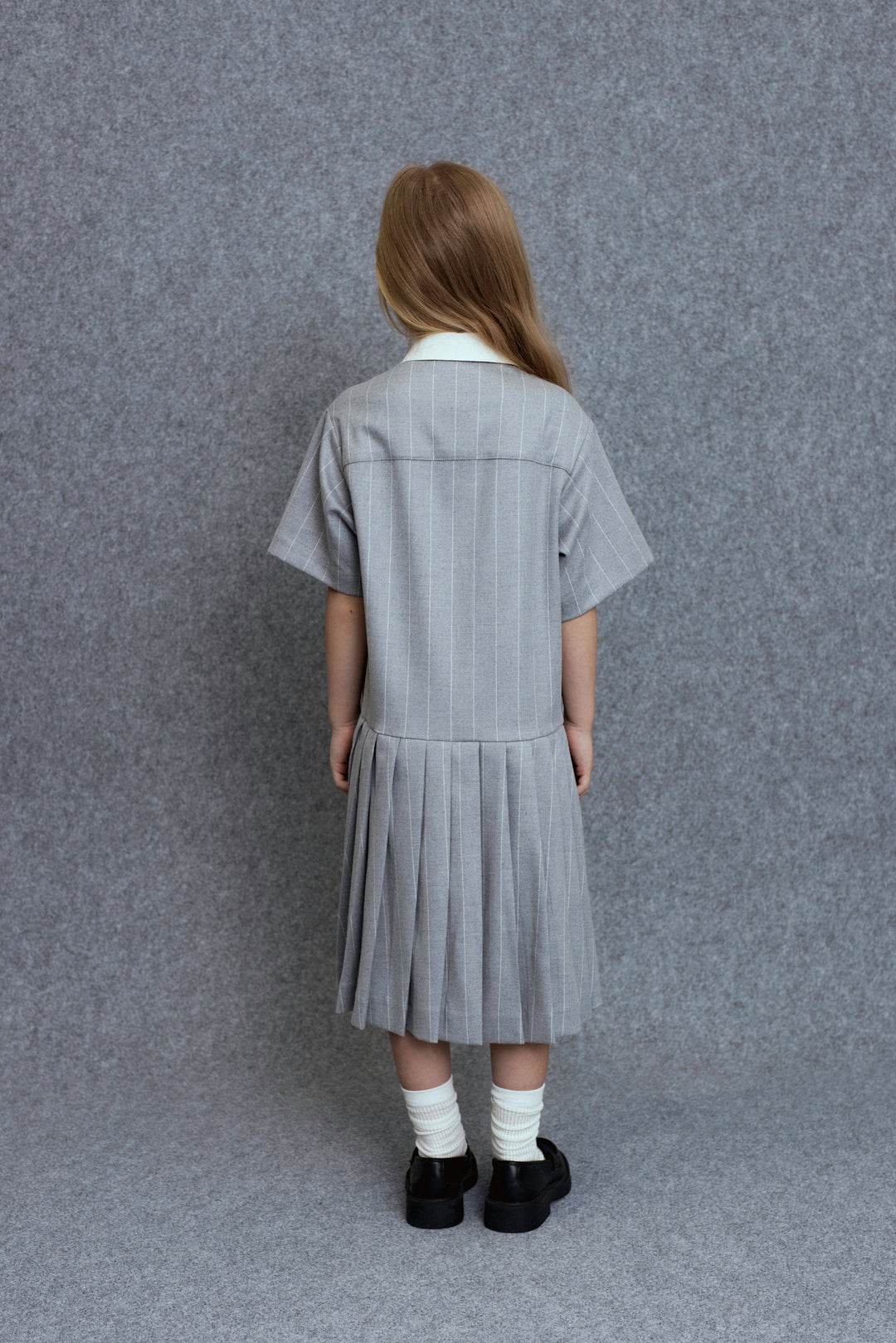 Vaga-Dress-Grey stripes
