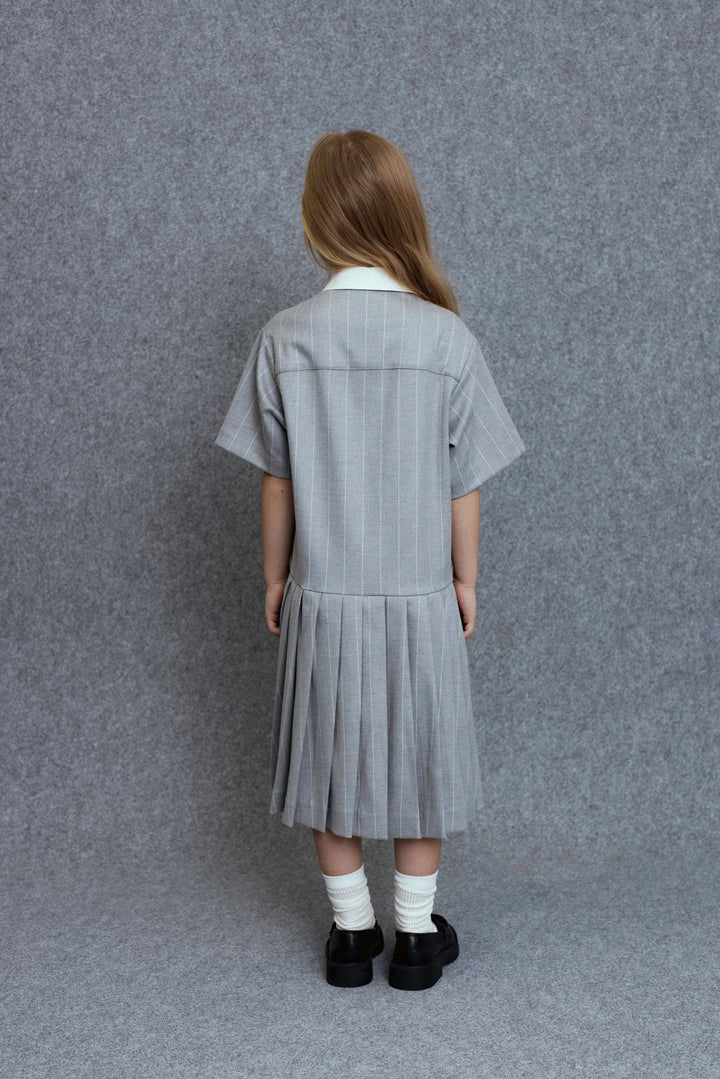 Vaga-Dress-Grey stripes