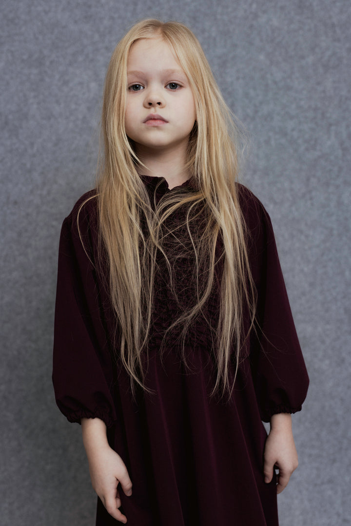 Oder-Dress-Dark Burgundy