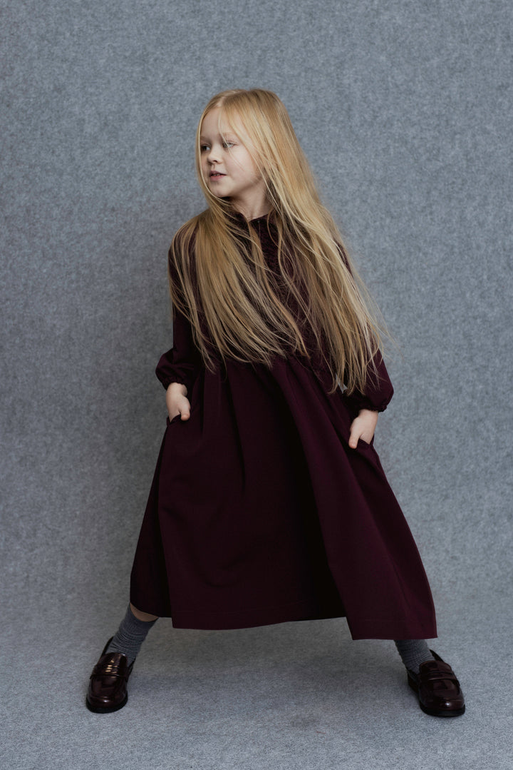 Oder-Dress-Dark Burgundy
