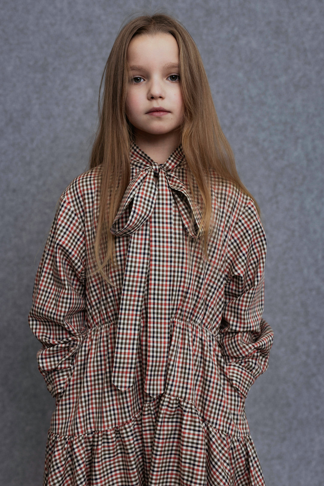 Sula-Dress-Red checks
