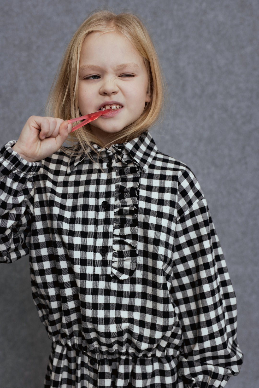 Dilon-Shirt-Black/White checks