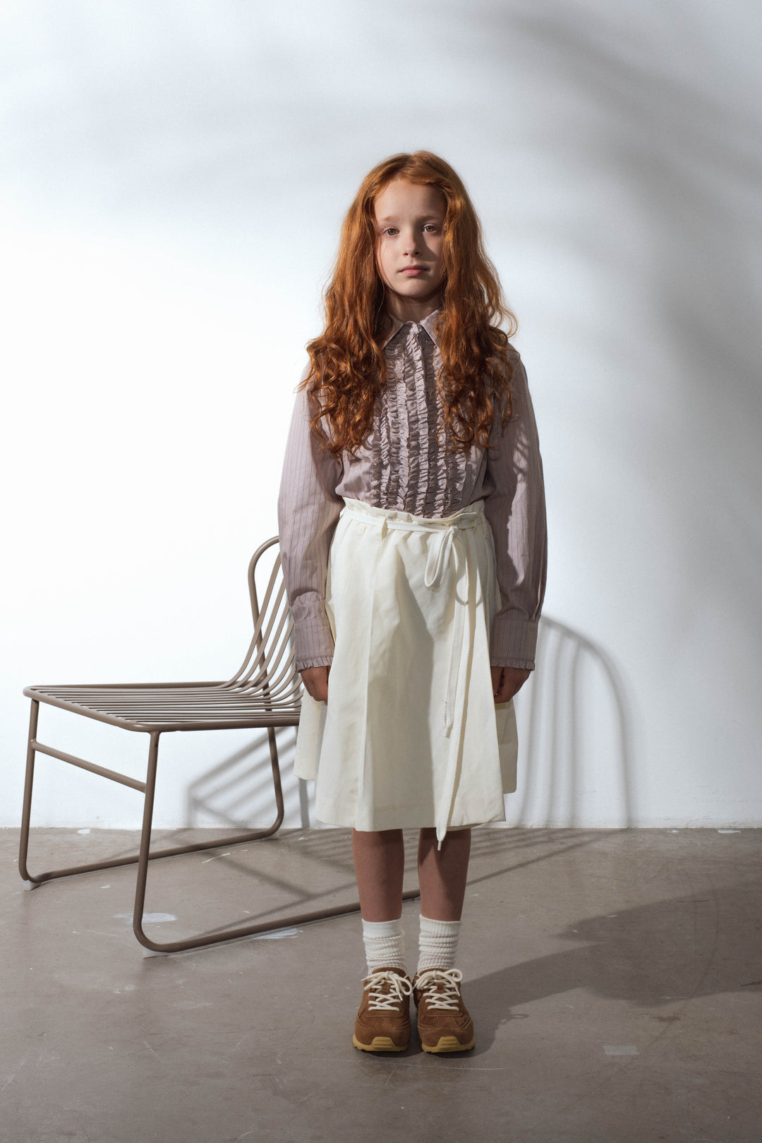 SCOPE SKIRT-CREAM