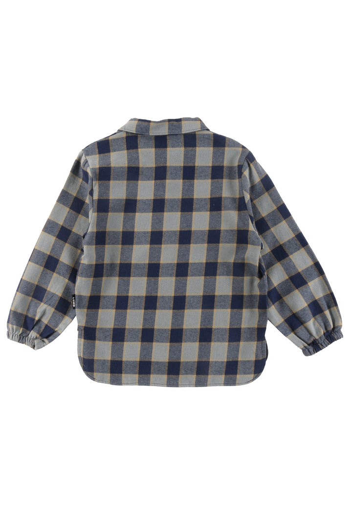 USH01 CLAN-Shirt-CHECK Indigo