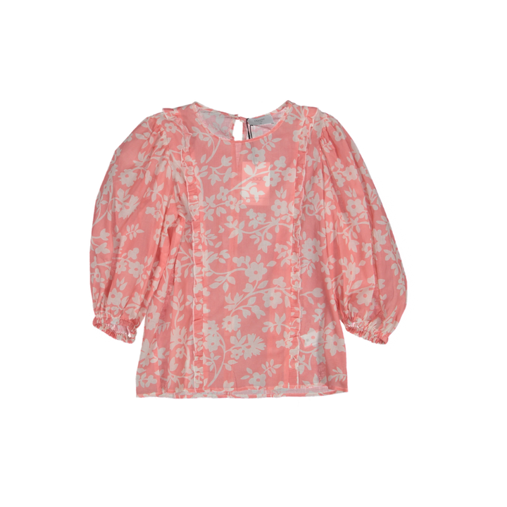 Special Edition Cotton Chiffon Blouse-Mimi Pink