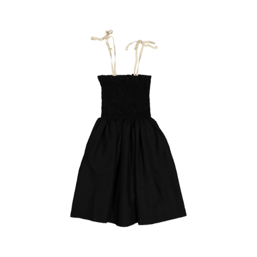 Magic Strap Dress-Black