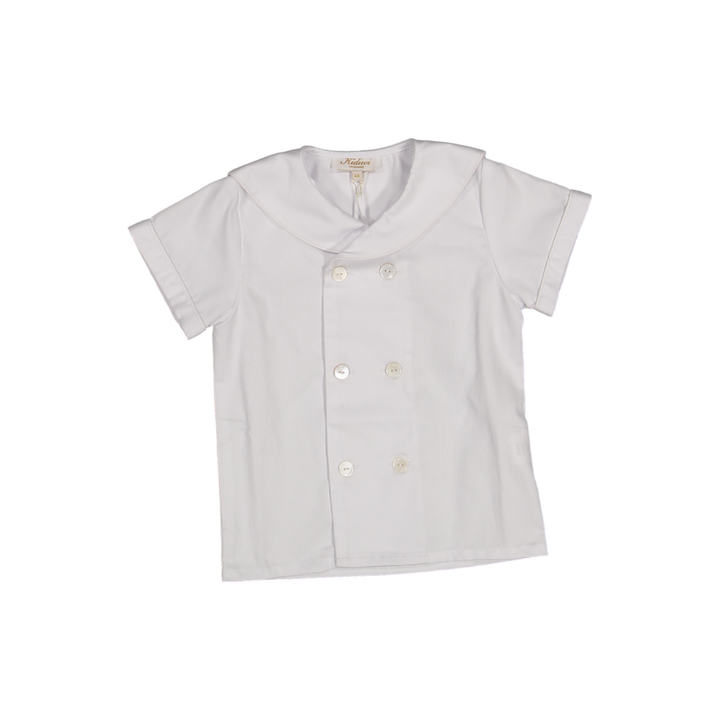32252-TPQ02 SHIRTS - WHITE COTTON PIQUE