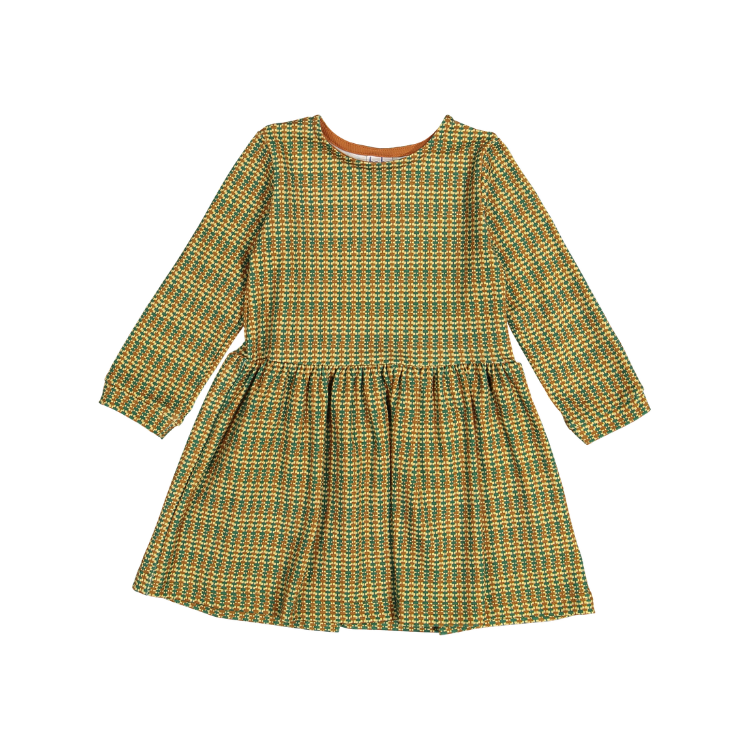 GRIET DRESS-Ribana/ Green