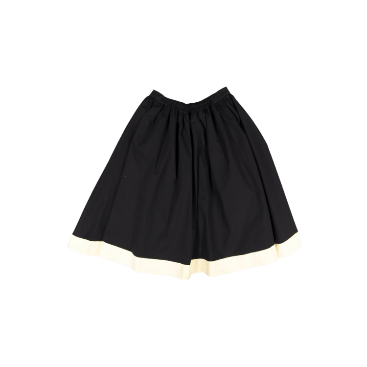 IN FULL SWING SKIRT LL-BLACK/CREAM