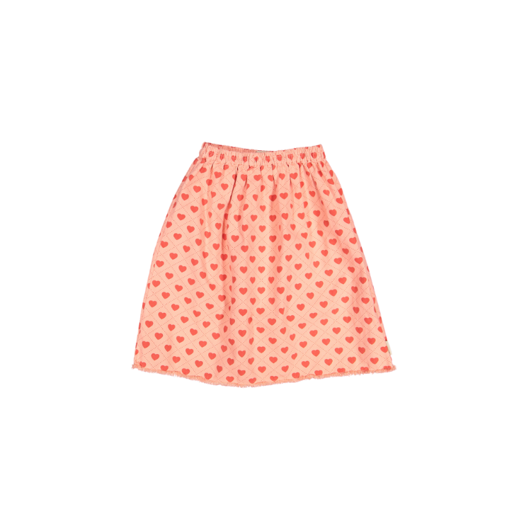 SS26.USAMN2617C-SHORT SKIRT - PINK W/ RED HEARTS ALLOVER
