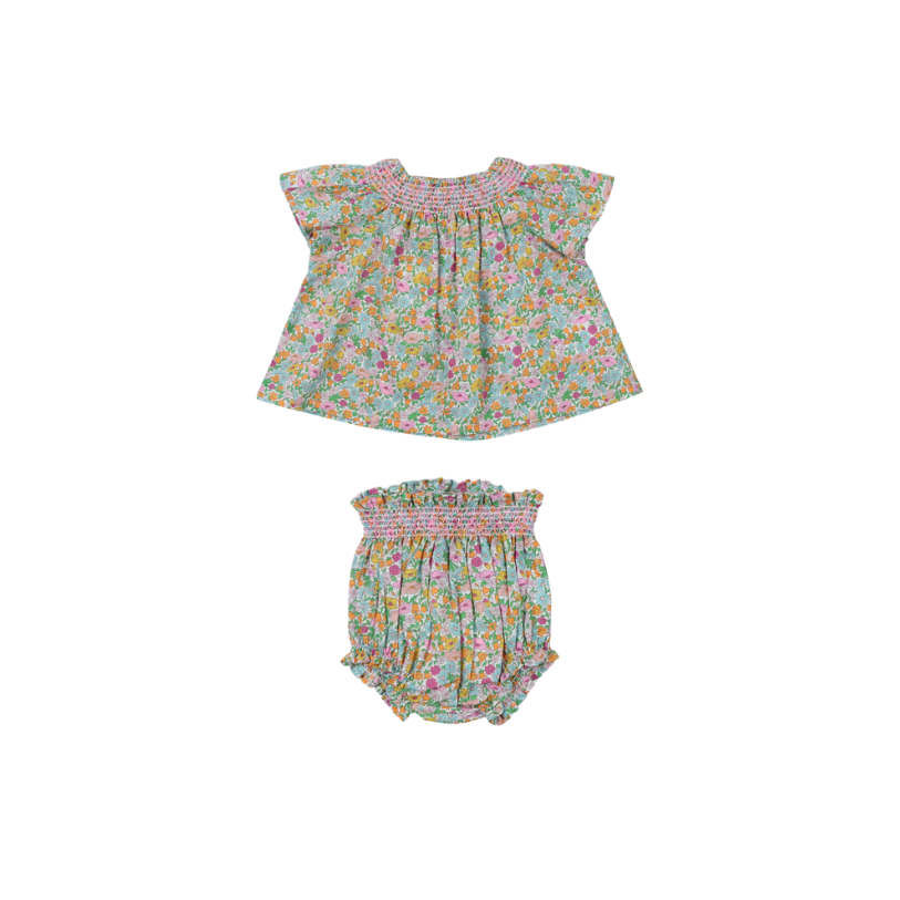 ANDREAS BABY BLOUSE/BLOOMER SET-Liberty