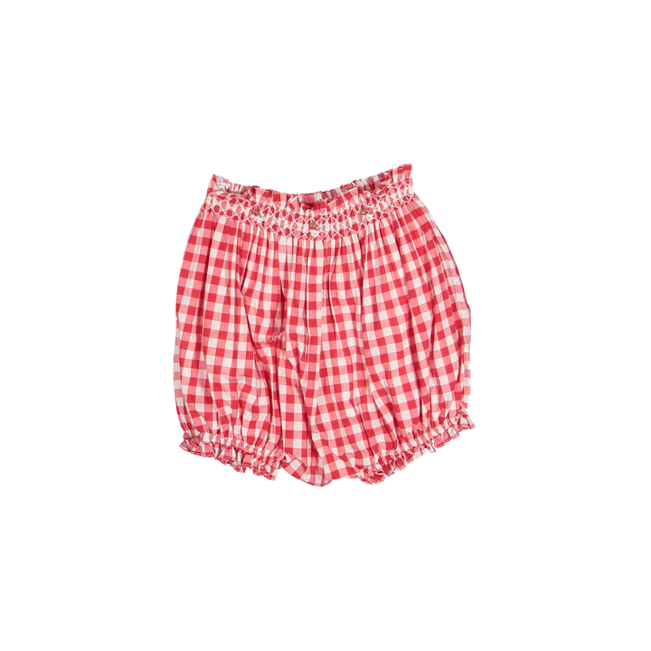 36143-TC021 BLOOMER - MEDIUM RED GINGHAM