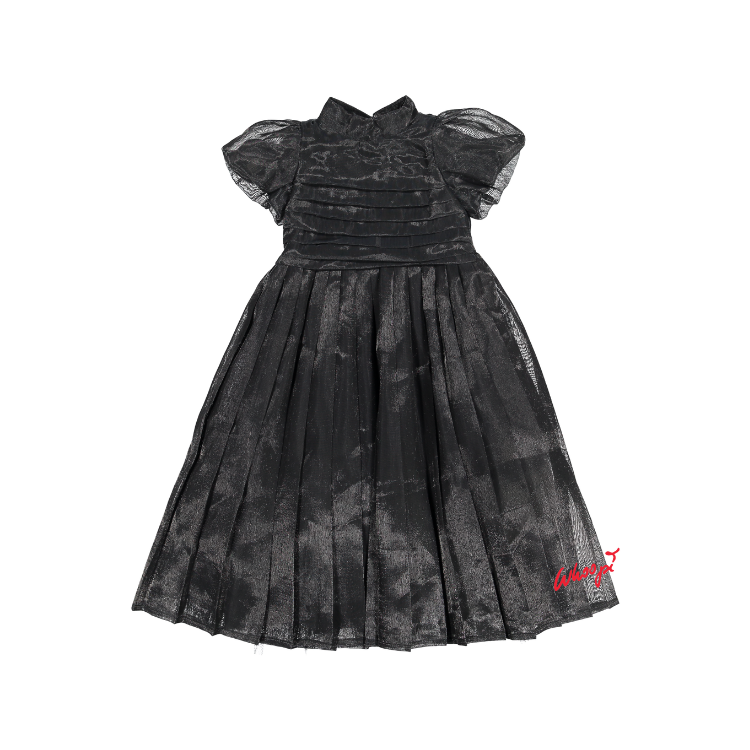 AW23-45-IDA MAXI DRESS-Black Linen