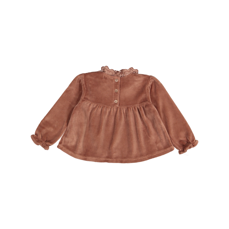 7274-VELVET TOP-Cocoa