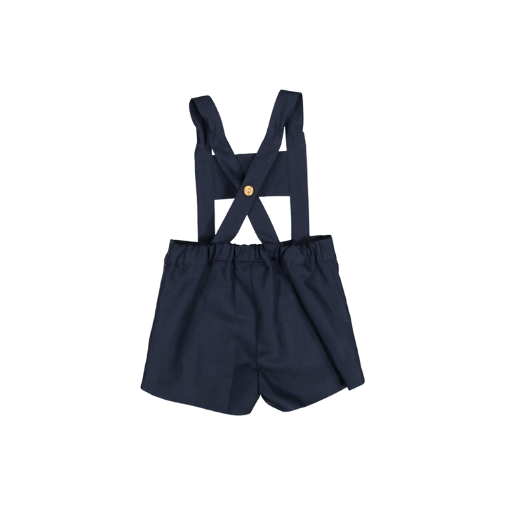 Mod.9.1 BLUE anchor motif SHORTS with straps