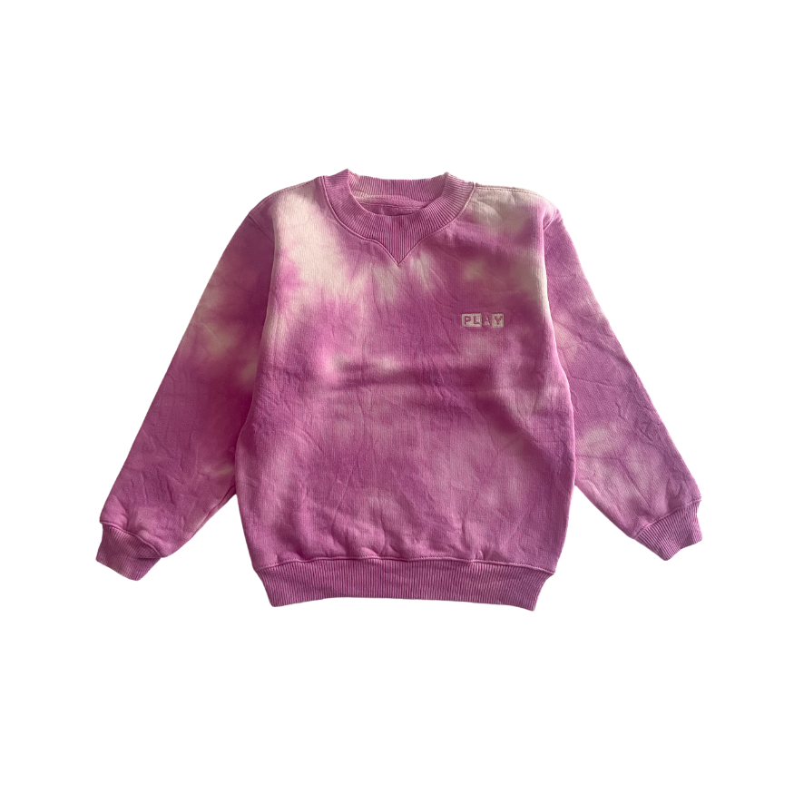 TERRIBLE TWOS SWEATER-LOLLY TIE DYE