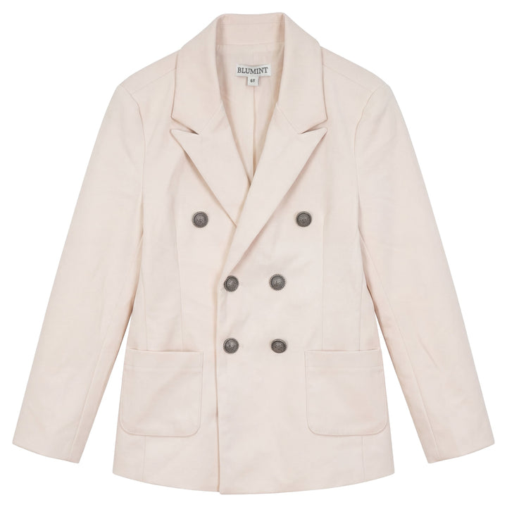 VALON VELVET BLAZER-CREAM