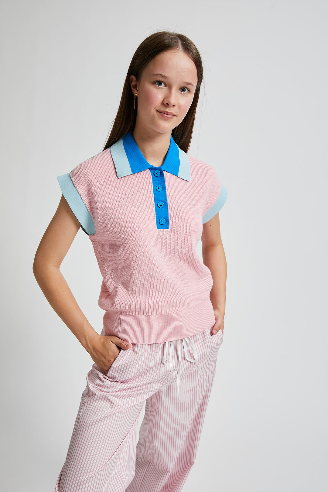 KNIT SWEATER VALOR-BLUSH PINK