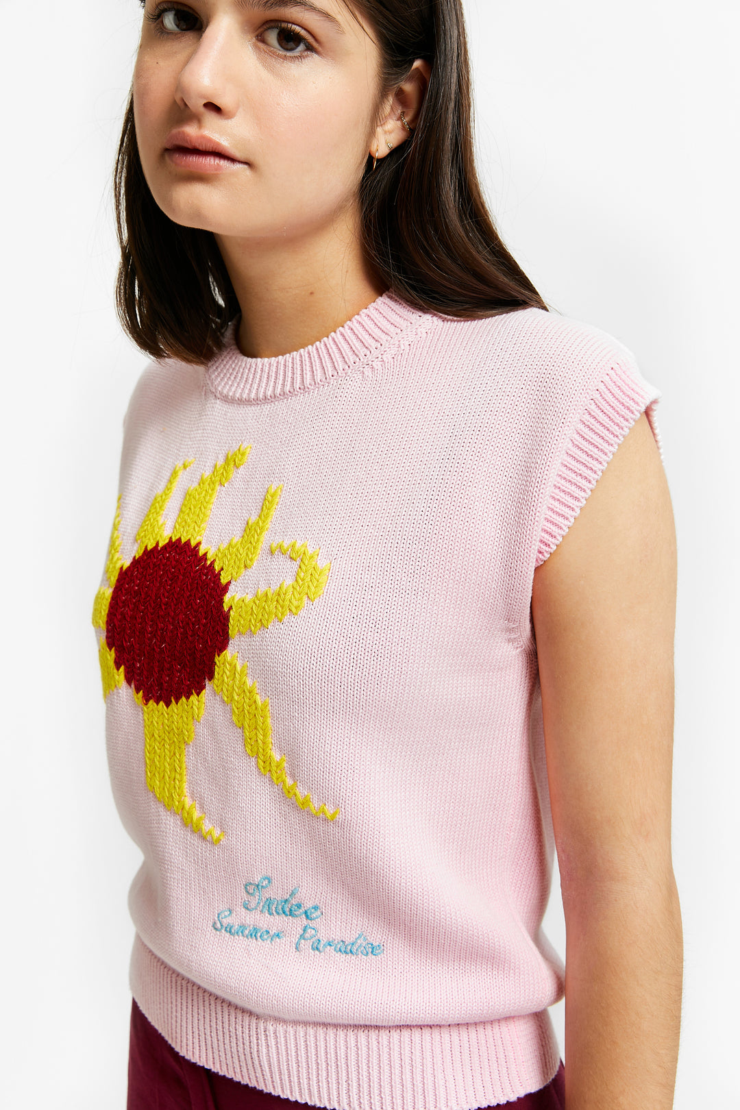 KNIT SWEATER VAUCLUSE-BLUSH PINK