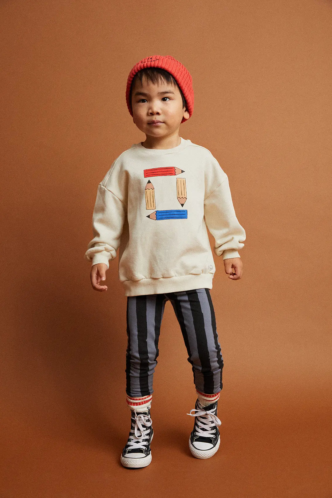 2413 SWEATSHIRT PENCILS - IVORY