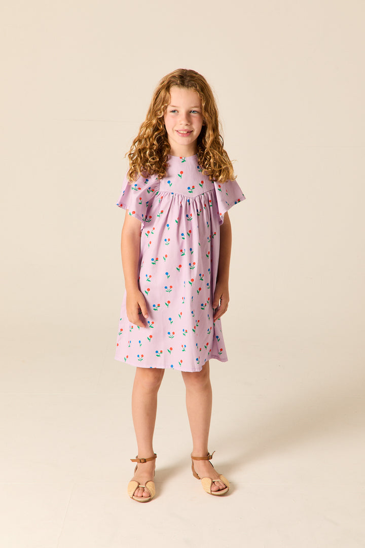 A26103L BRYONY DRESS - LILAC DITSY
