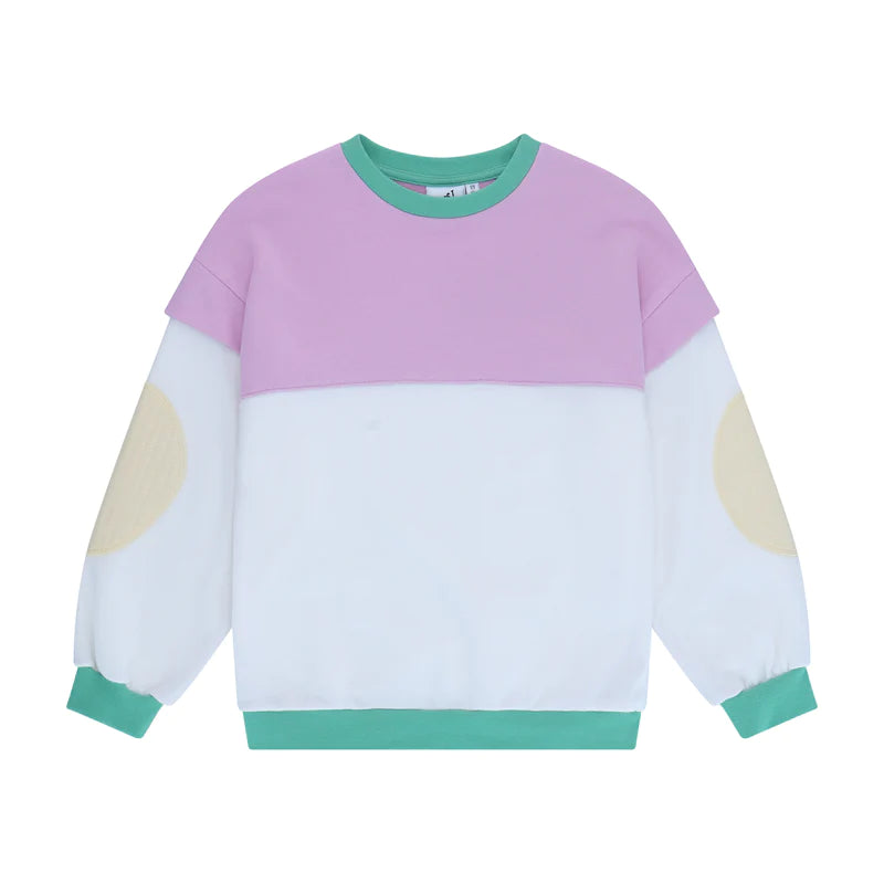 WINGED SWEATER COLOR BLOCK