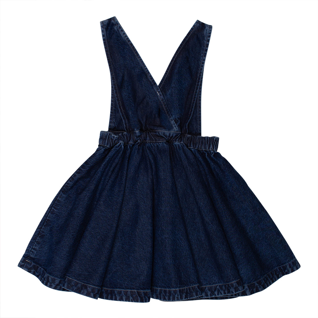 W98-CHIO PUFF PINAFORE SHORT-RINSE WASH