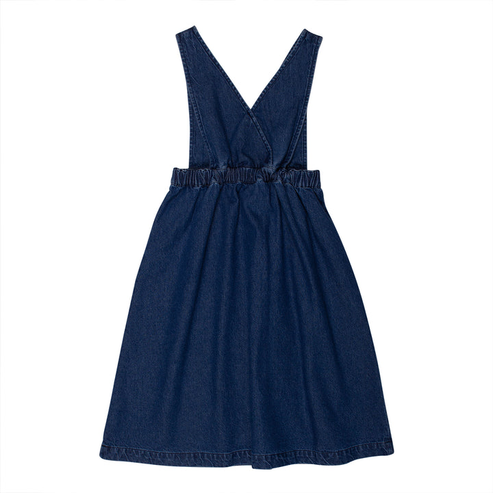 W99-CHIO PINAFORE-INDIGO MID WASH