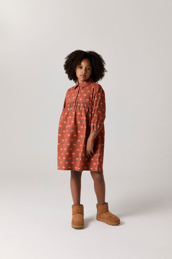 A26215 LOTTE DRESS - SUNSET TULIP