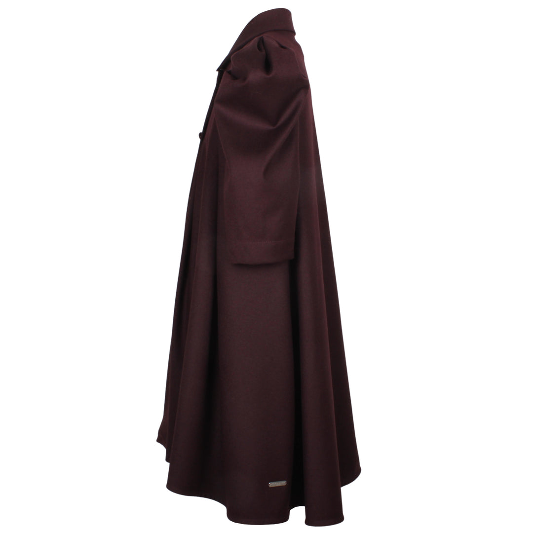 AZ-41602 Wavy Dress - Burgundy