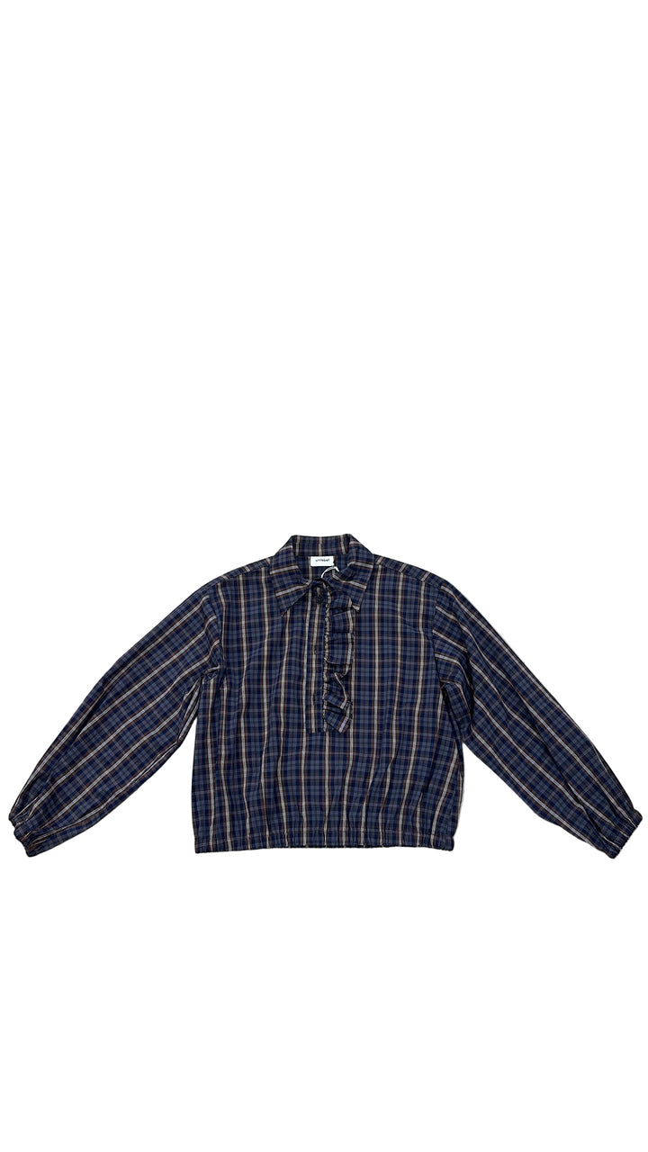 Meola-Shirt-Brown/blue checks